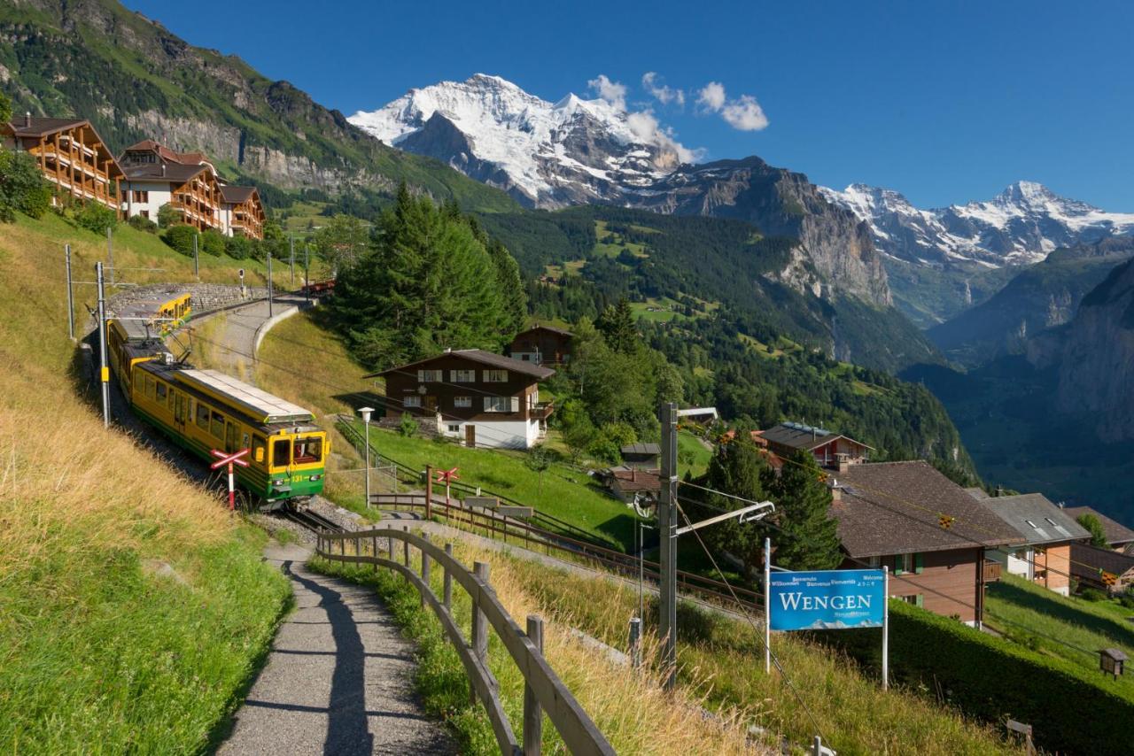 Chalet Bella Vista 4 Wengen Buitenkant foto