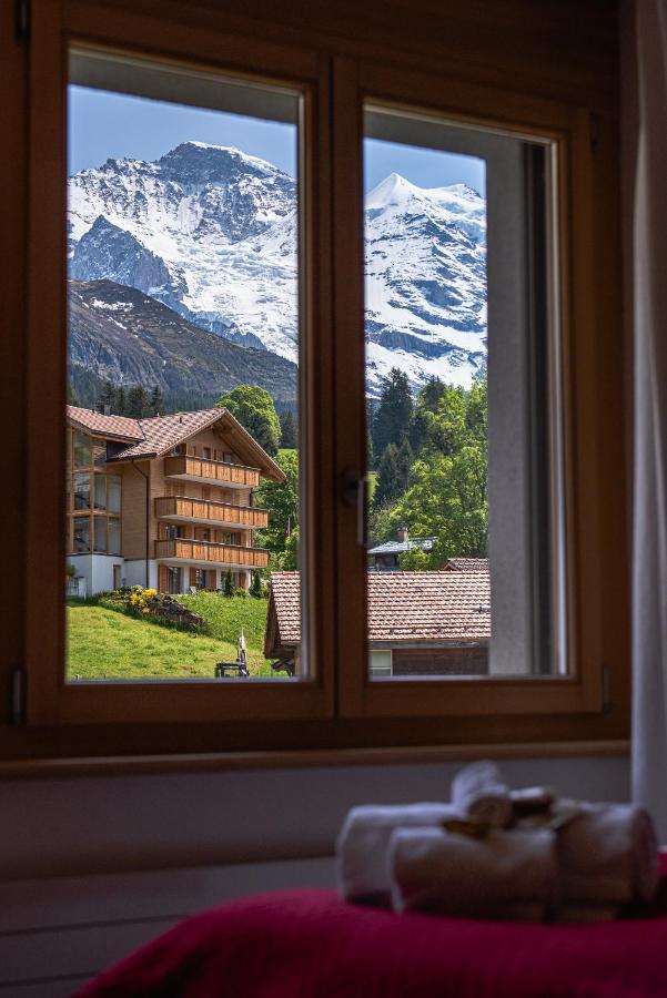 Chalet Bella Vista 4 Wengen Buitenkant foto