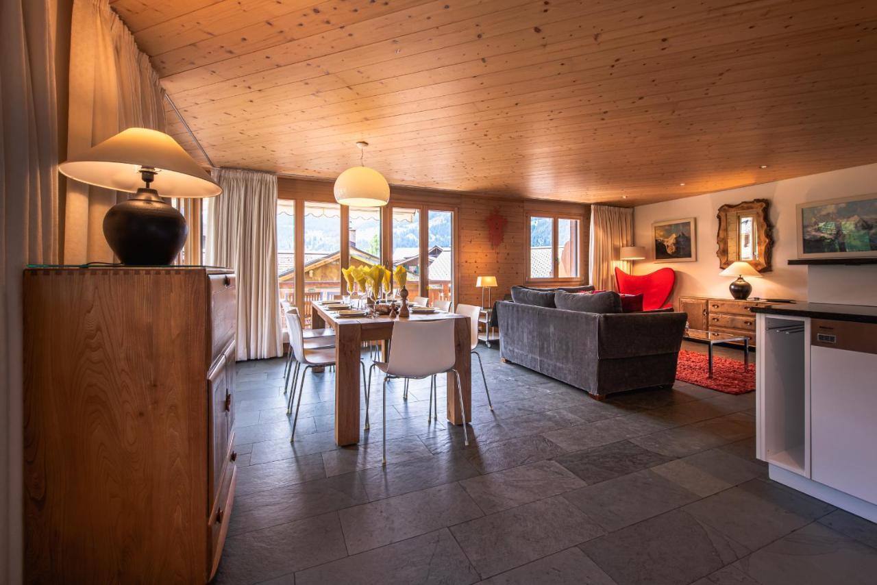 Chalet Bella Vista 4 Wengen Buitenkant foto