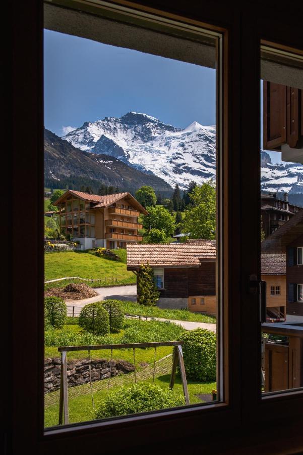 Chalet Bella Vista 4 Wengen Buitenkant foto
