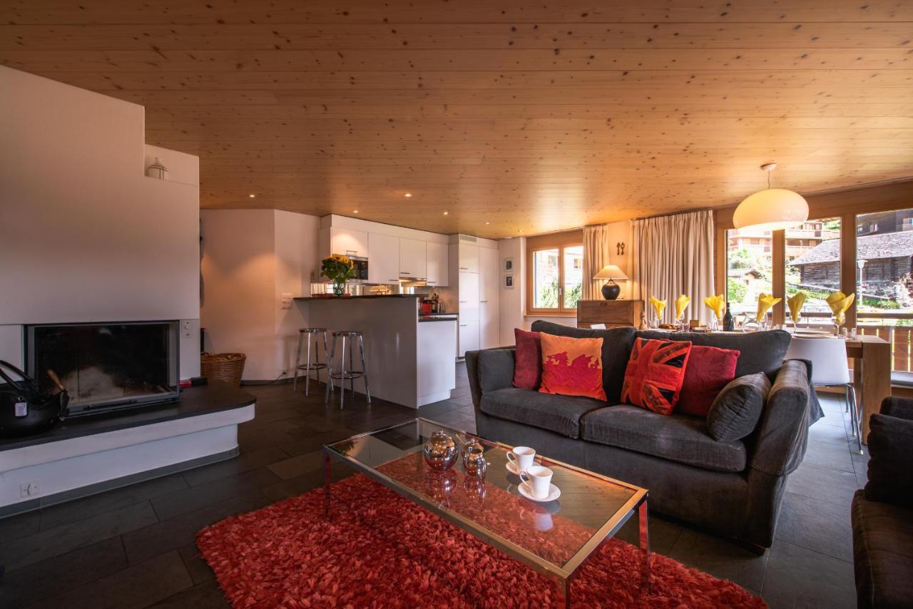 Chalet Bella Vista 4 Wengen Buitenkant foto