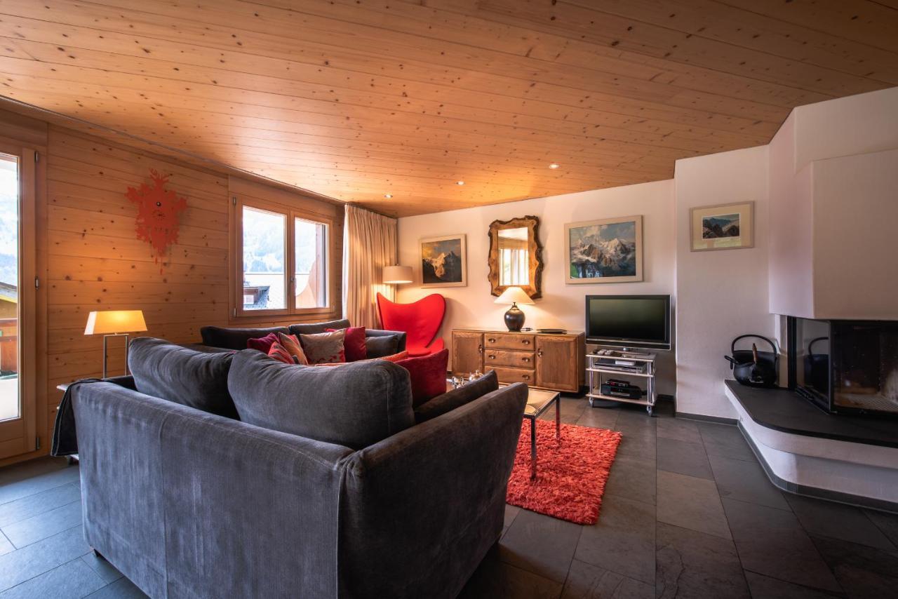 Chalet Bella Vista 4 Wengen Buitenkant foto