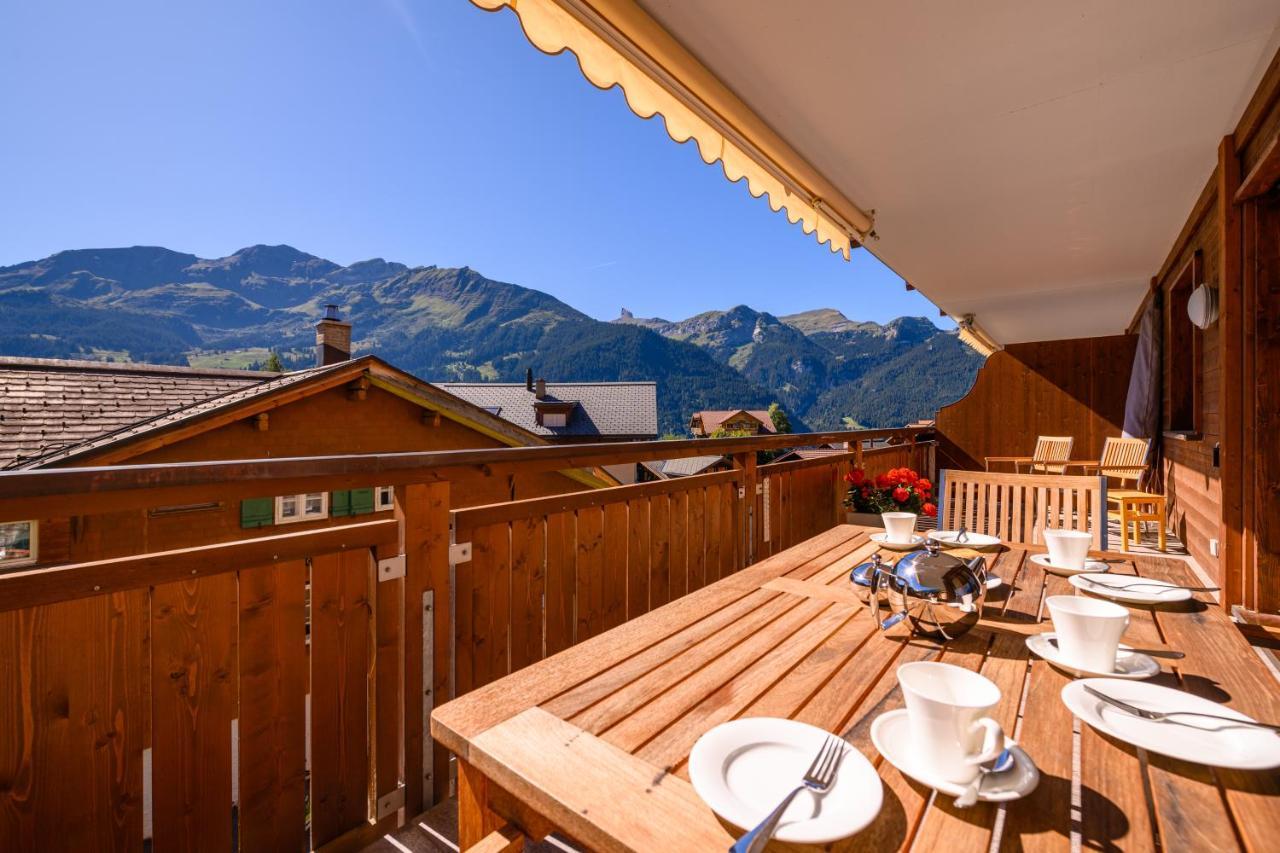 Chalet Bella Vista 4 Wengen Buitenkant foto