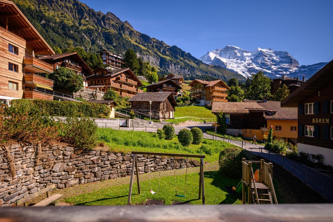 Chalet Bella Vista 4 Wengen Buitenkant foto